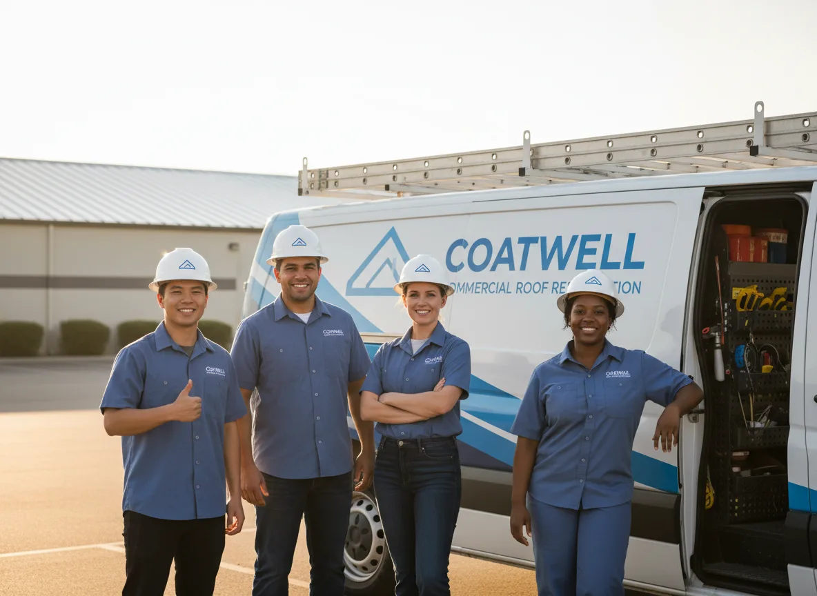 Commercial roof coating company in Walker, MO